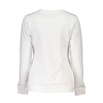 Cavalli Class White Cotton Women Sweater