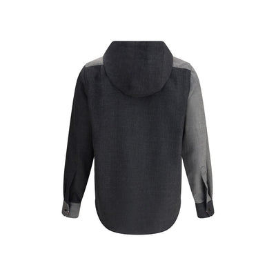 Thom Browne Gray Wool Jackets And Coat