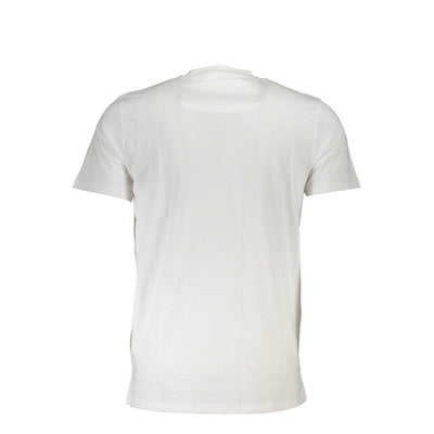 Cavalli Class Bianco Cotton Men T-Shirt