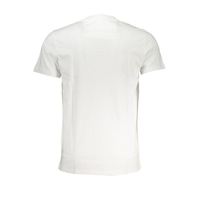 Cavalli Class Bianco Cotton Men T-Shirt