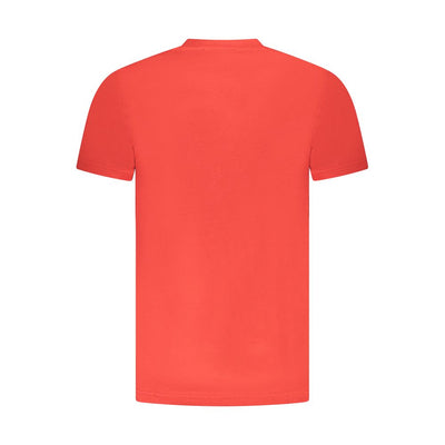 Cavalli Class Red Cotton Men T-Shirt