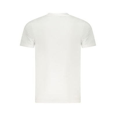 Cavalli Class White Cotton Men T-Shirt