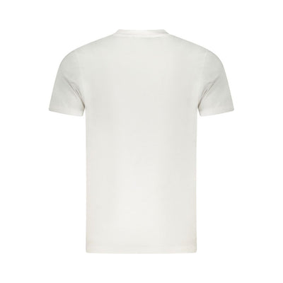 Cavalli Class White Cotton Men T-Shirt