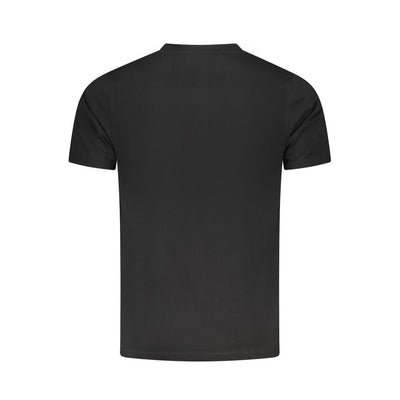 Cavalli Class Black Cotton Men T-Shirt