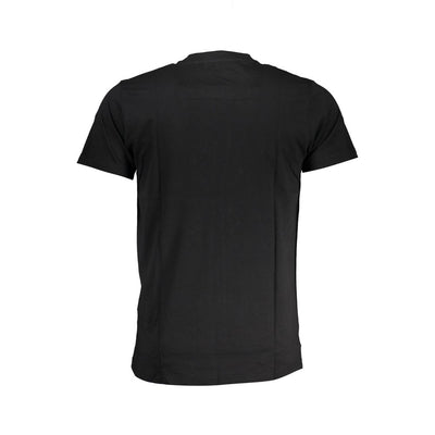 Cavalli Class Black Cotton Men T-Shirt