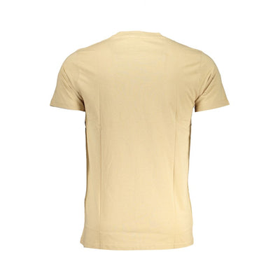 Cavalli Class Beige Cotton Men's T-Shirt