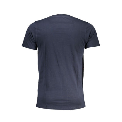 Cavalli Class Blu Cotton Men T-Shirt