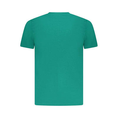 Cavalli Class Green Cotton Men T-Shirt
