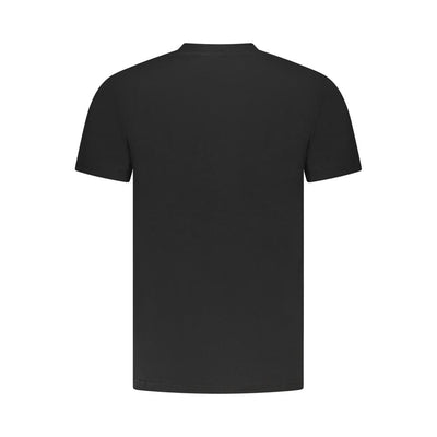 Cavalli Class Black Cotton Men T-Shirt