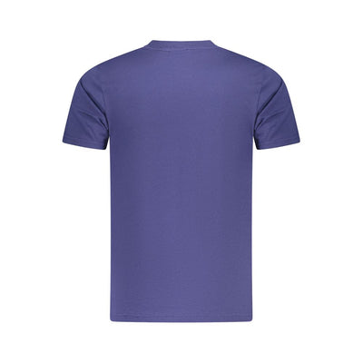 Cavalli Class Blu Cotton Men T-Shirt