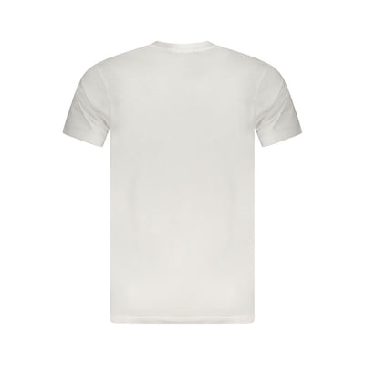 Cavalli Class Bianco Cotton Men T-Shirt