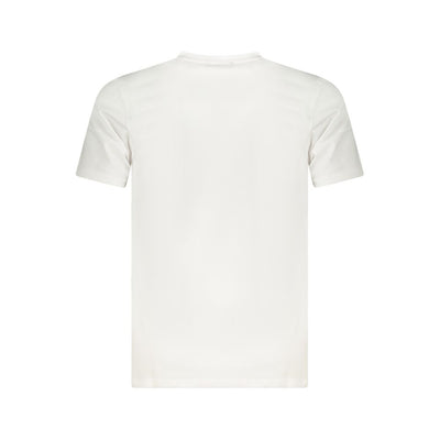 Cavalli Class Bianco Cotton Men T-Shirt