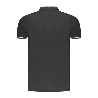 Cavalli Class Black Cotton Men Polo