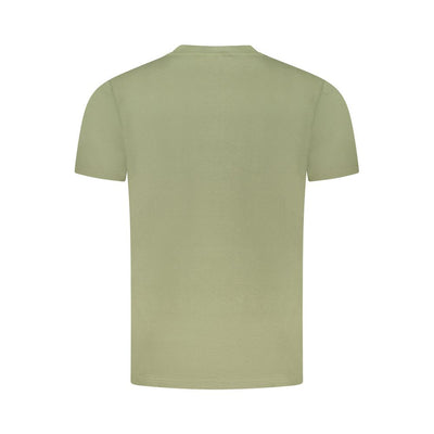 Cavalli Class Green Cotton Men T-Shirt