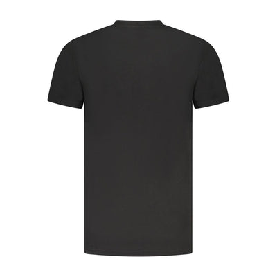 Cavalli Class Black Cotton Men T-Shirt