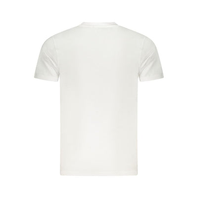 Cavalli Class Bianco Cotton Men T-Shirt