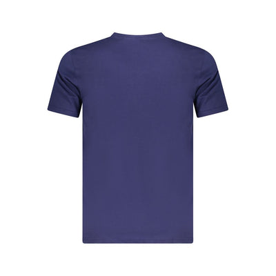 Cavalli Class Blu Cotton Men T-Shirt