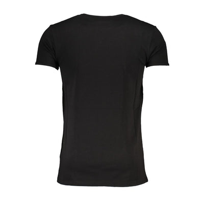 Cavalli Class Black Cotton Men's T-Shirt