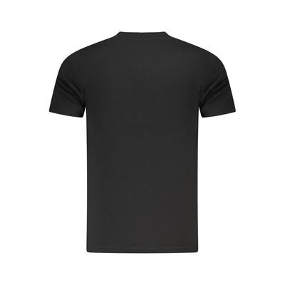 Cavalli Class Black Cotton Men T-Shirt