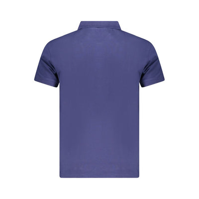 Cavalli Class Blu Cotton Men Polo