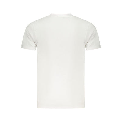 Cavalli Class White Cotton Men T-Shirt