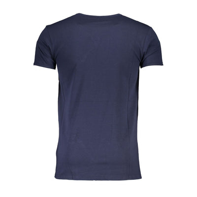 Cavalli Class Blu Cotton Mens T-Shirt