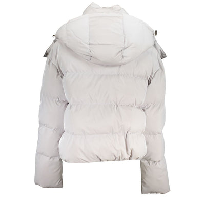 Patrizia Pepe Bianco Poliuretano Women's Jacket