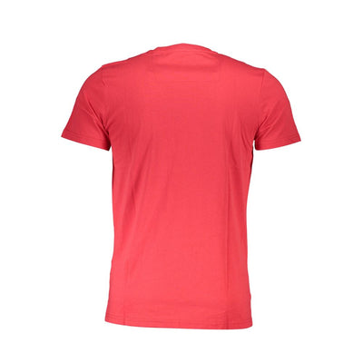 Rotes Baumwoll-T-Shirt der Cavalli Class