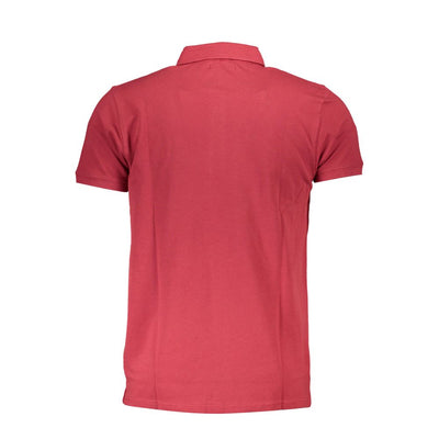 Cavalli Class Rosso Cotton Men Polo