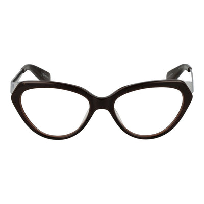 Yohji Yamamoto Braune optische Unisex-Brillen
