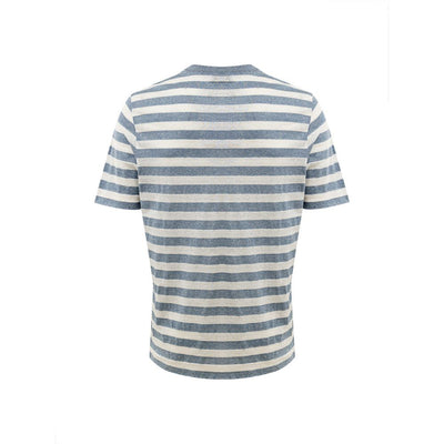 Gran Sasso Blue Cotton T-Shirt