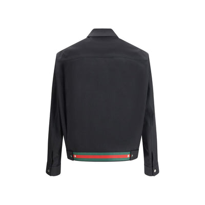 Gucci Black Cotton Shell Jacket