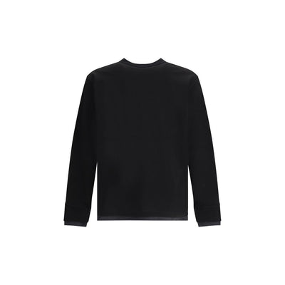 Sacai Black Cotton T-Shirt