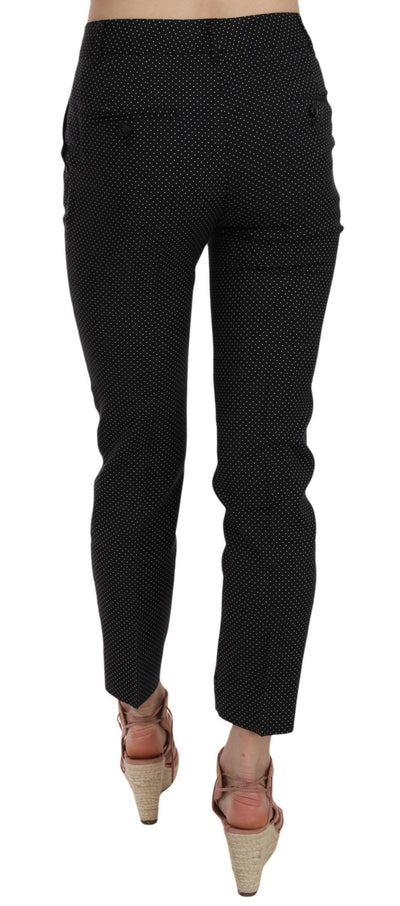 Pantalon élégant en laine vierge noire Dolce & Gabbana