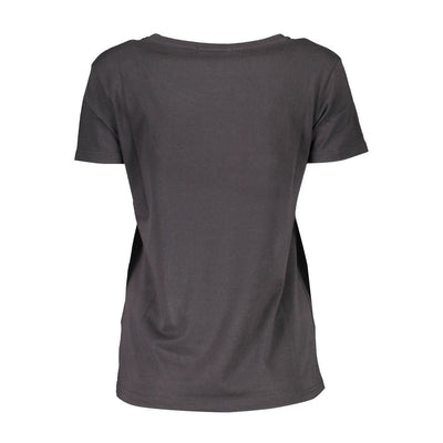 Scervino Street Black Cotton Women T-Shirt