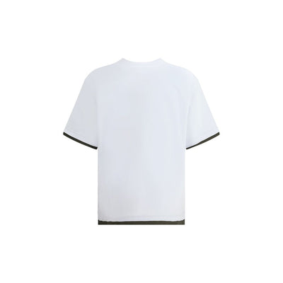 Sacai White Cotton T-Shirt