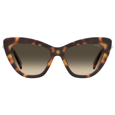 Moschino Brown Acetate Sunglasses