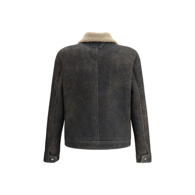 Salvatore Santoro Gray Lamb Ovis Aries Aries Coat