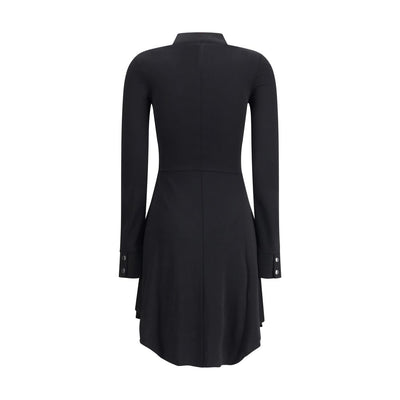 Courrèges Black Viscose Casual Dress