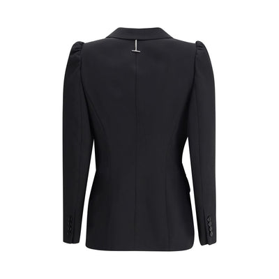 Alexander McQueen Black Wool Coat