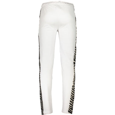 Cavalli Class White Cotton Men's Sweatpant