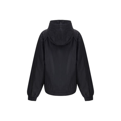 Ganni Black Nylon Shell Jacket