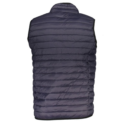 Gianmarco Venturi Blu Poliammide Men's Gilet