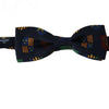 Dolce & Gabbana Blue Flags 100% Silk Adjustable Neck Papillon Men Bow Tie