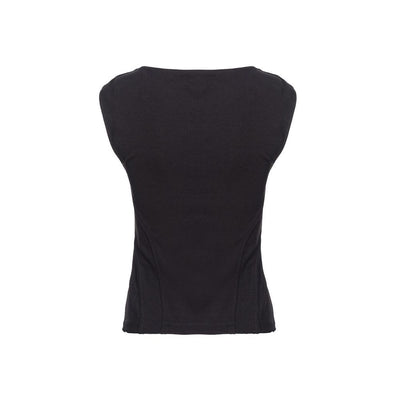 PINKO Black Nylon T-Shirt