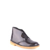 Clarks Black Leather Lace-Up Boots