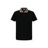 Burberry Black Cotton Polo Shirt