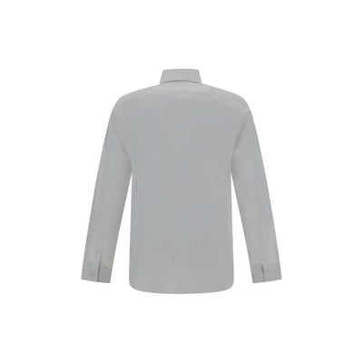 Burberry White Elastane Dress Shirt