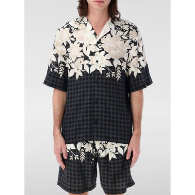 Amiri Black Silk Pattern Shirt