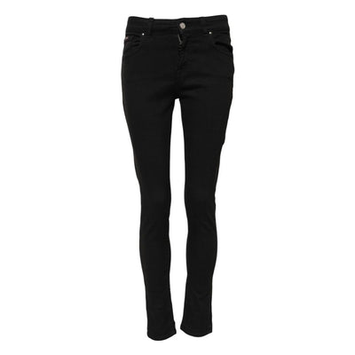Dolce & Gabbana Black Cotton Skinny Jeans